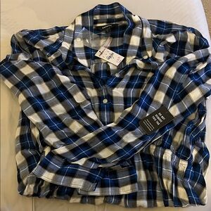 Women’s Blue Plaid Dress